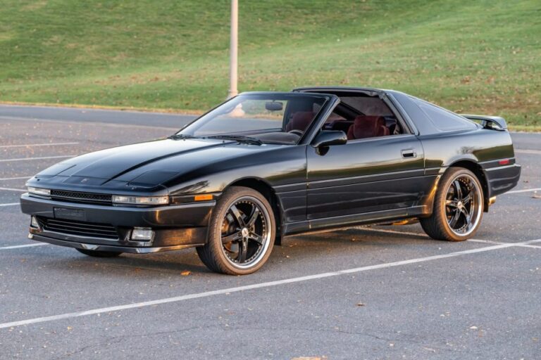 Toyota Supra Turbo 1987 Auctioned with Original Tires