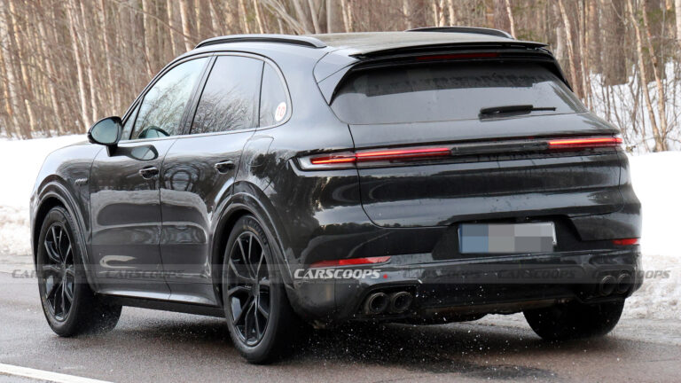 Porsche Cayenne Gas Model Prepares Fresh Update