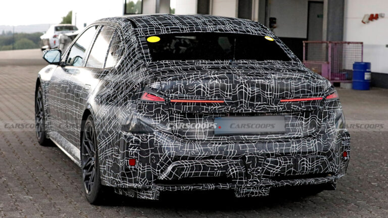 2028 BMW M3 EV Spied Testing With Quad-Motor Power