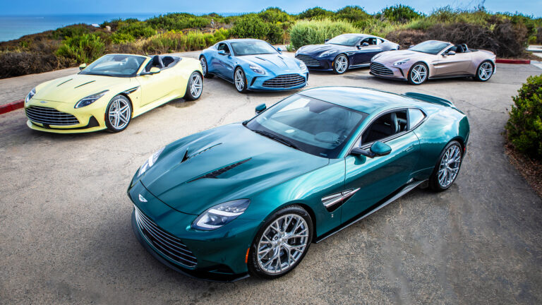 Aston Martin Revives Historic Colors for Five US Specials